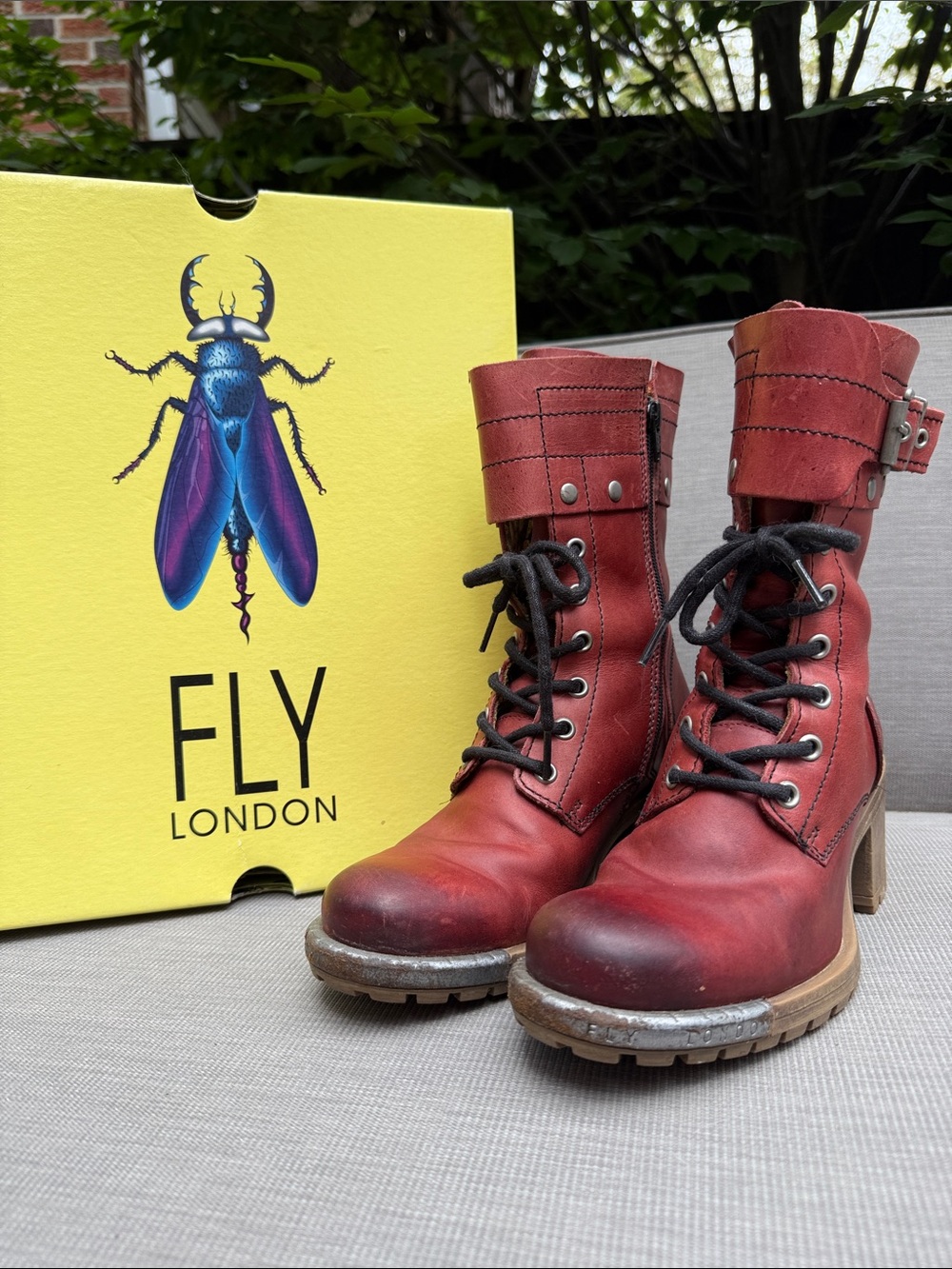 Leather Combat Boots